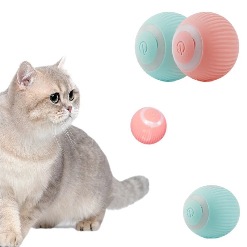 Electric Cat Toy Smart Dog Ball Toy Magic Throwing Balls Things for Dogs Automatic Puppy Small Breeds Toys Puppies Stuffed Pet